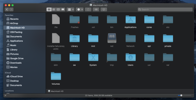 Conosci il Finder