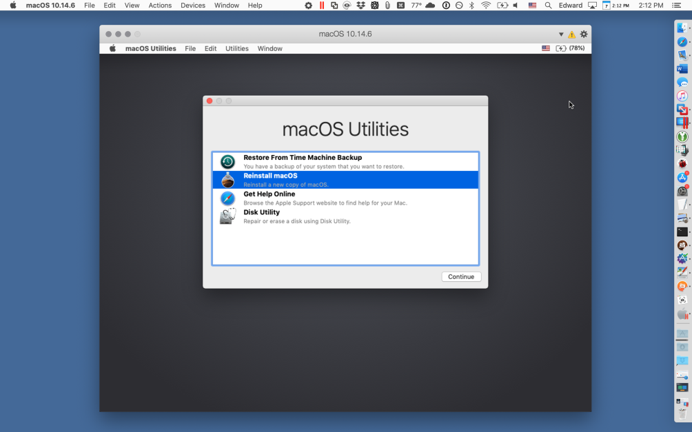 macOSXカタリナ