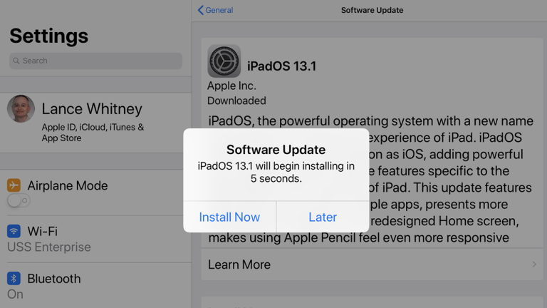 更新到 macOS Catalina 和 iPad OS 13.1