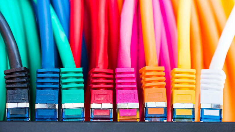 Cavi di rete multicolori