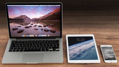 Apple iPad, iPhone, MacBook