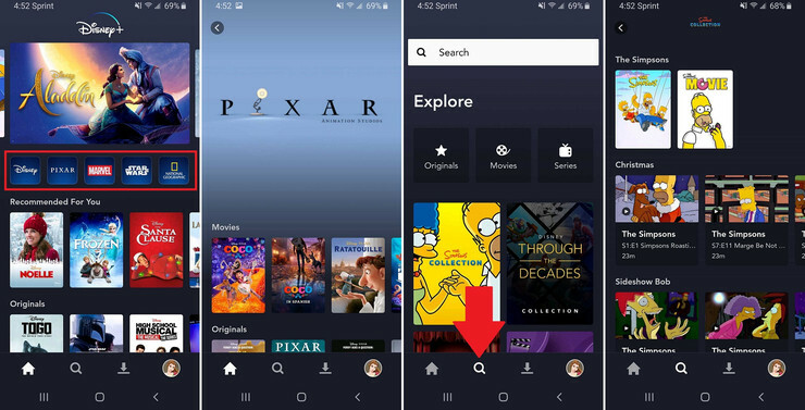 Disney+ 컬렉션 보기