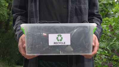 So recyceln Sie Ihr Elektronik-Image