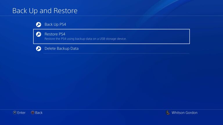 ステップ4:データを復元してゲームを再インストールする