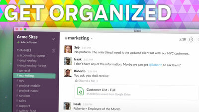Organizzarsi: Slack