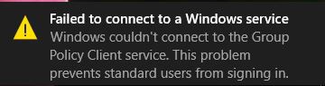 Comment réparer l'échec de la connexion au service Windows