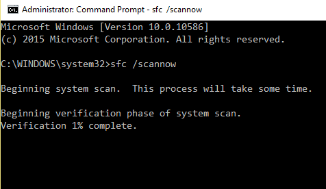 commande sfc scanner maintenant
