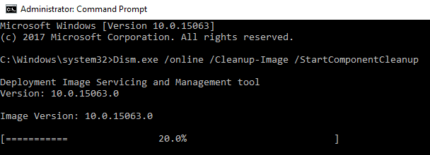 DISM StartComponentCleanup | Perbaiki File Sumber DISM Tidak Dapat Ditemukan Kesalahan