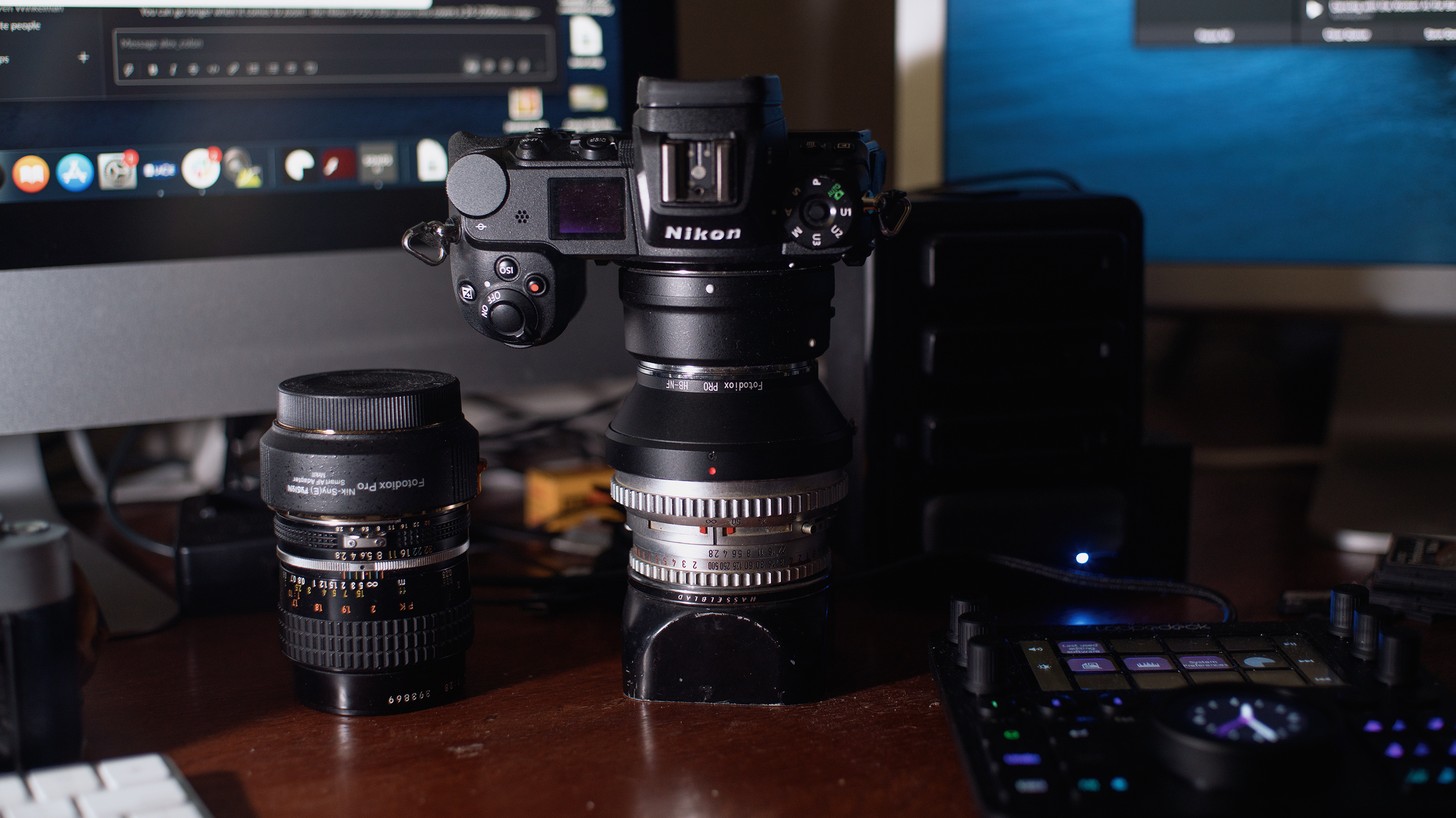 Fotodiox Fusion 및 Nikon FTZ 어댑터