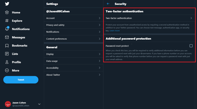 Verifica dell'accesso