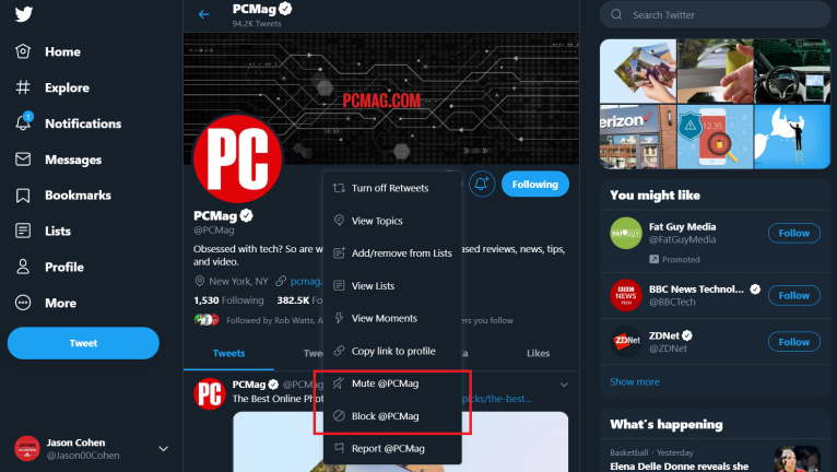 Blocca e disattiva gli account