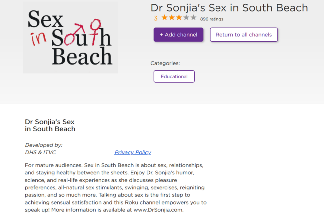 Dr. Sonjia'nın South Beach'teki Seks