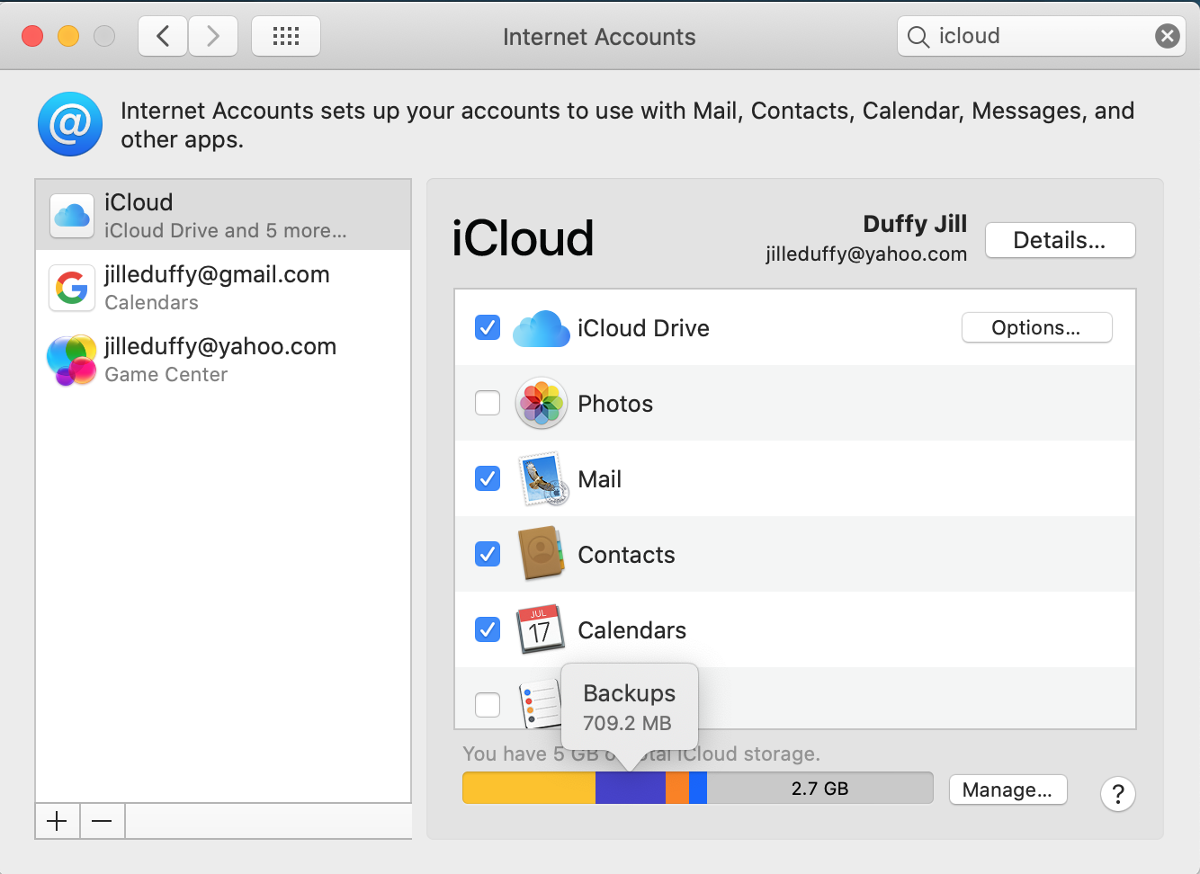 Mac'te iCloud saklama alanı