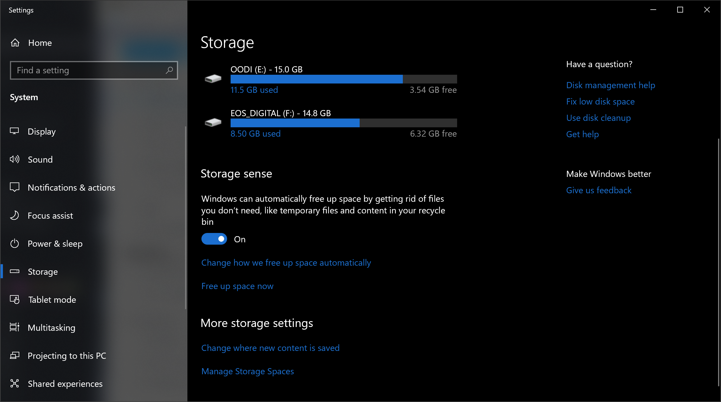 Limpeza de disco no Windows 10