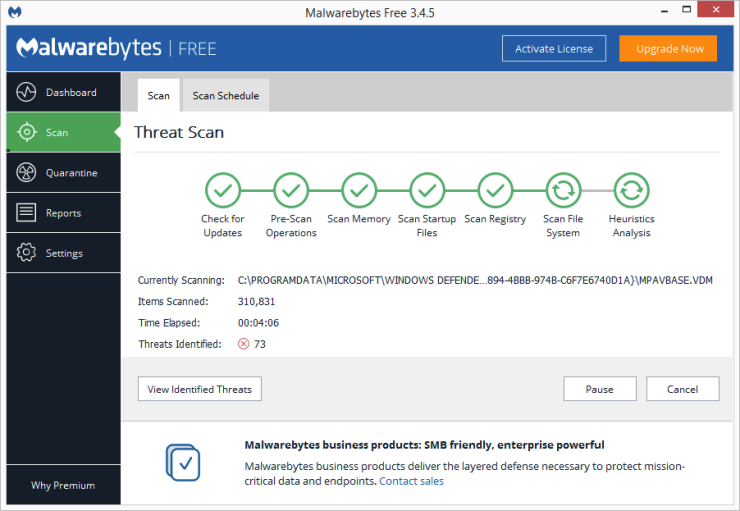 MalwareBytes antivírus gratuito