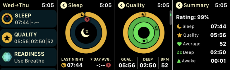 การติดตามข้อมูลด้วย AutoSleep