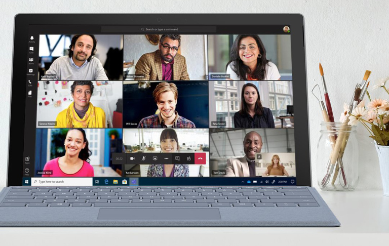 اجتماع الشركة على Microsoft Teams