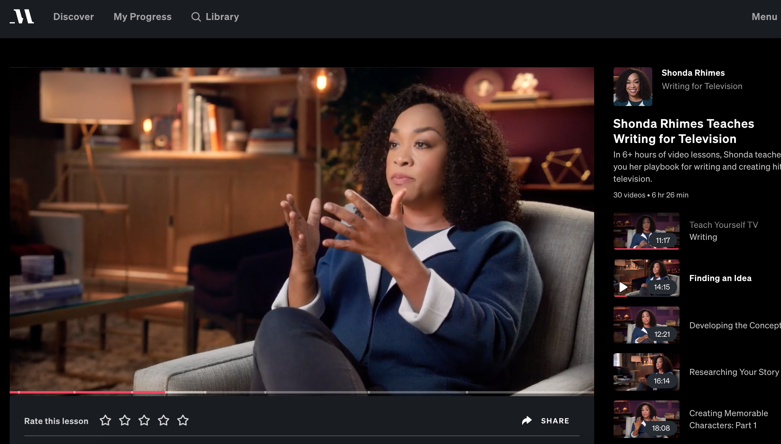 MasterClass z udziałem Shonda Rhimes