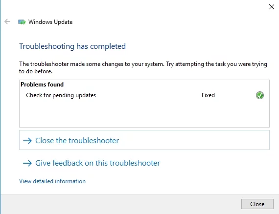 Pecahkan masalah Pembaruan Windows Anda.