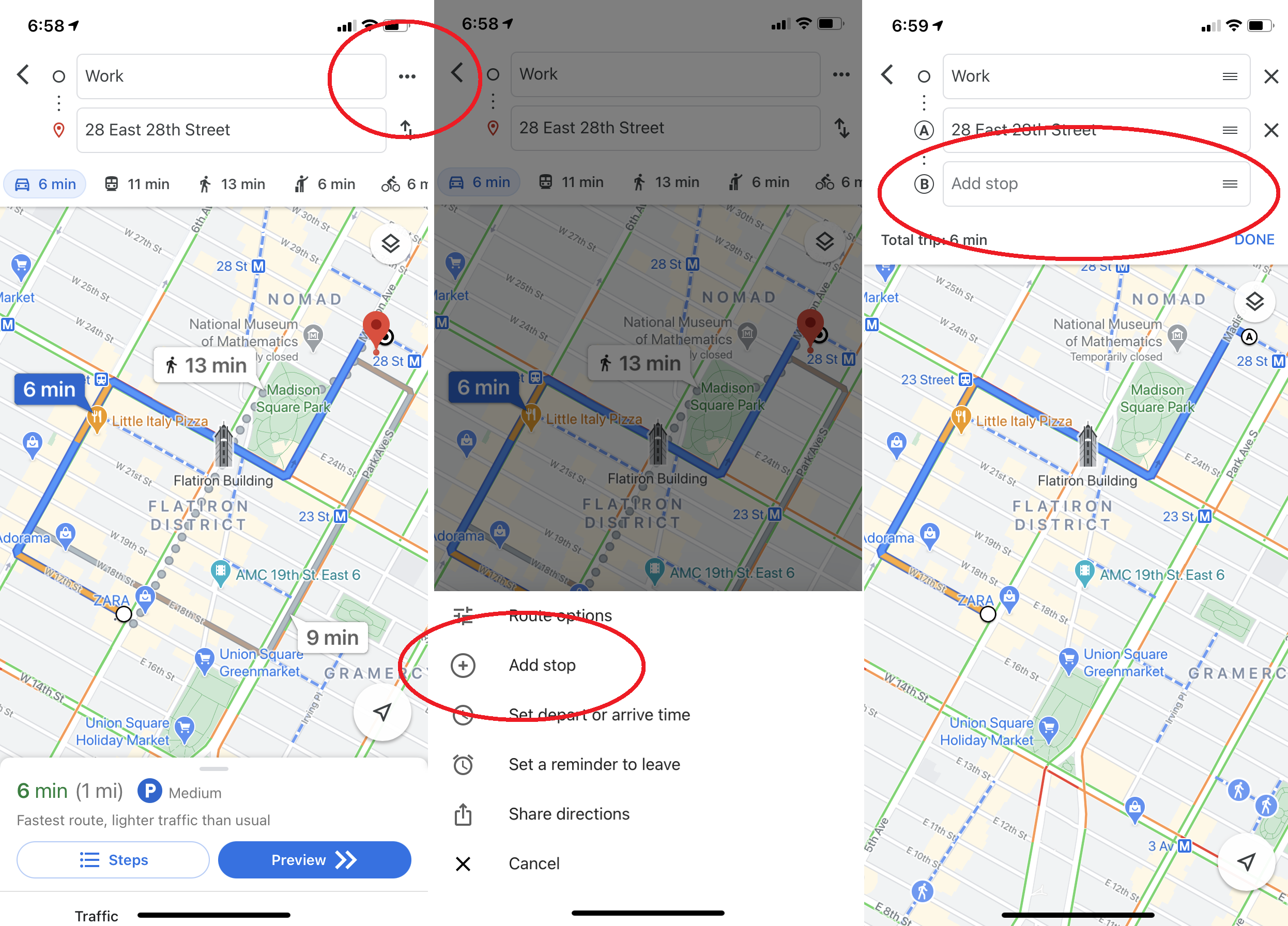 ruta de archivo para trazar ubicaciones múltiples en Google Maps