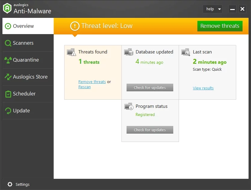Pindai PC Anda dari malware dengan alat yang andal.