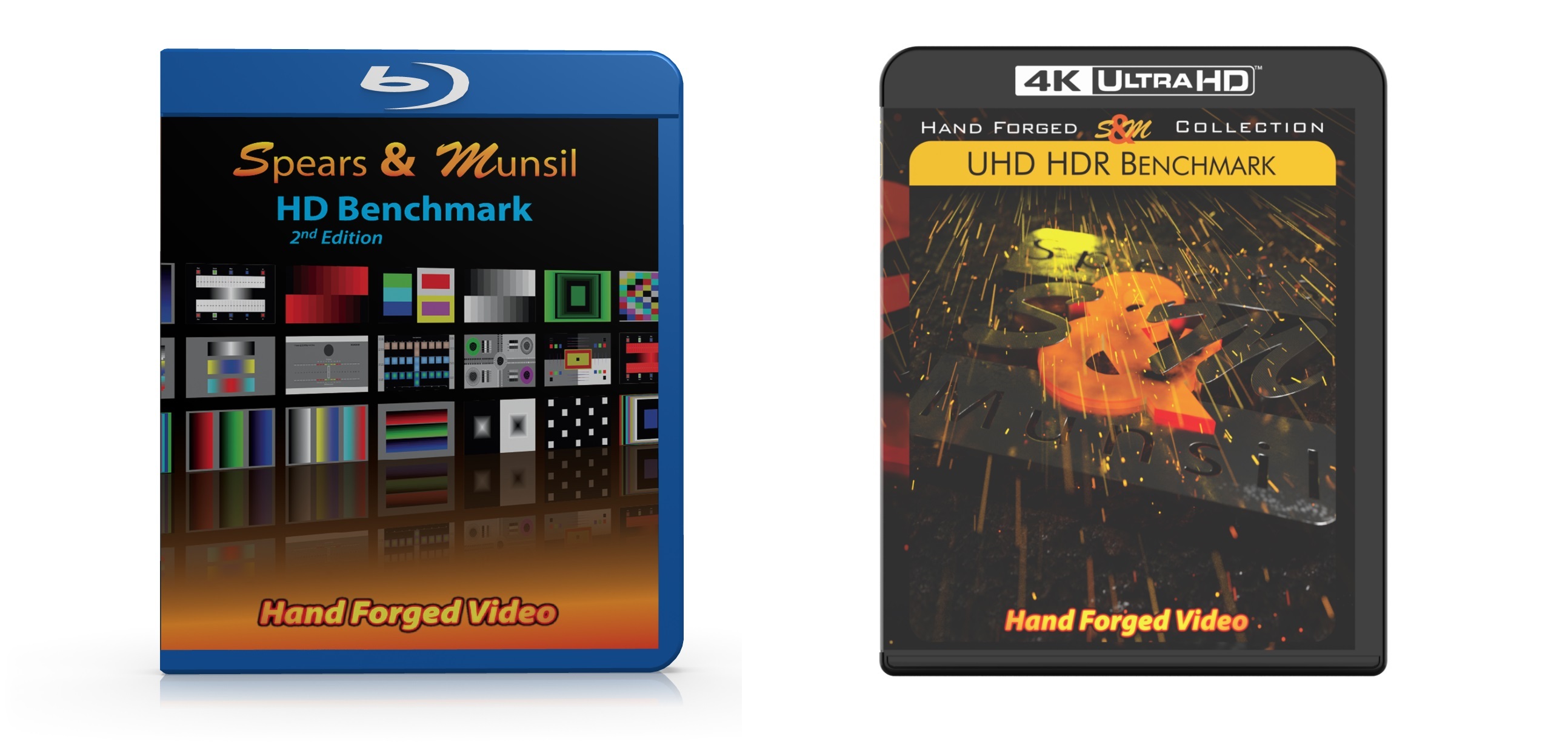 Discos de referência e calibração Spears & Munsil