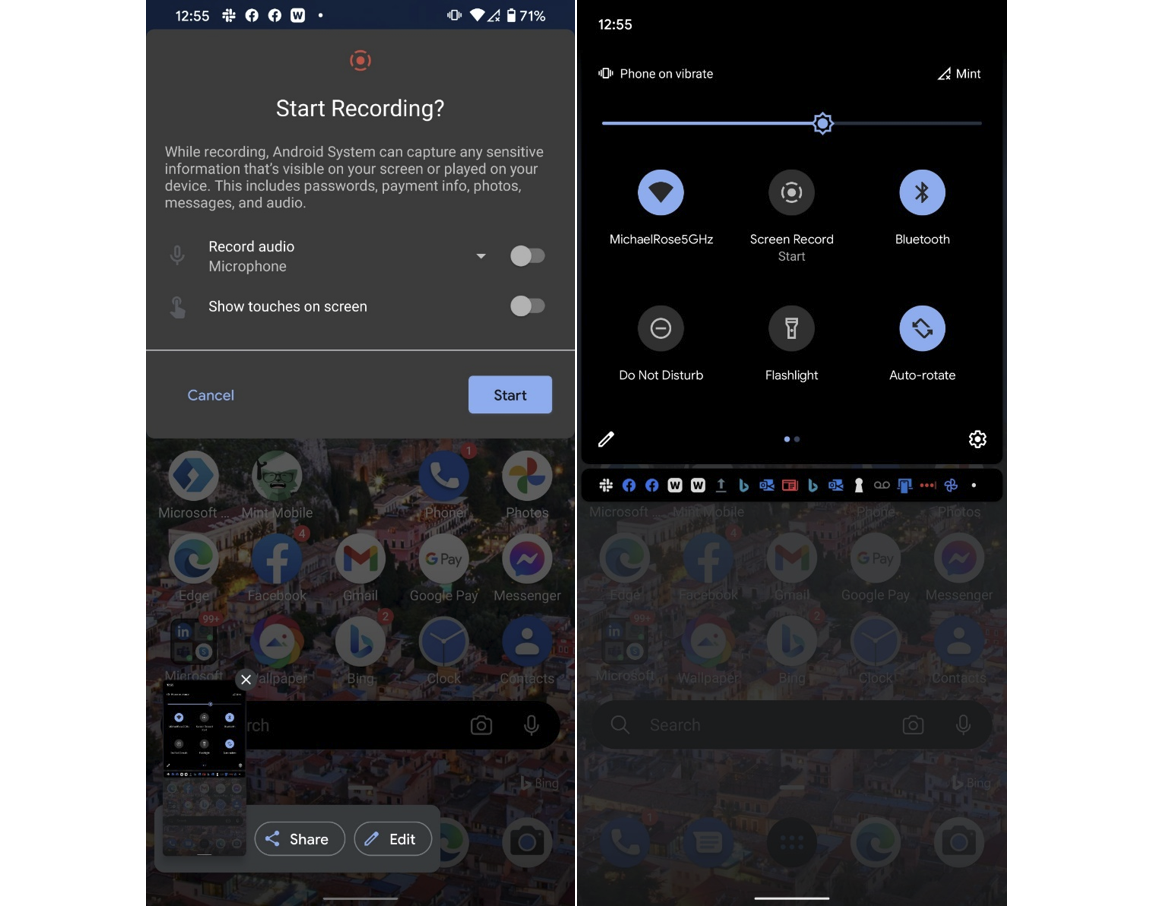 Gravar tela no Android 11