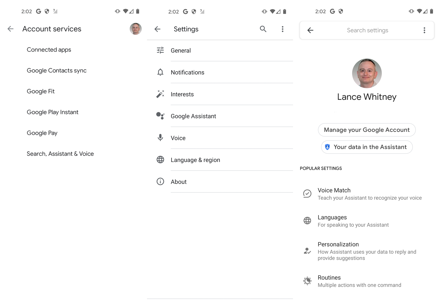 conta do Google