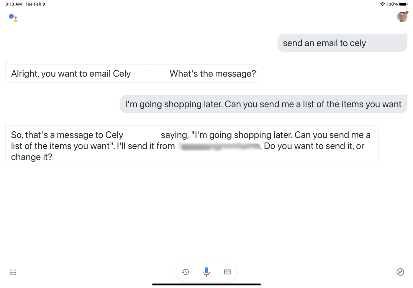 o email