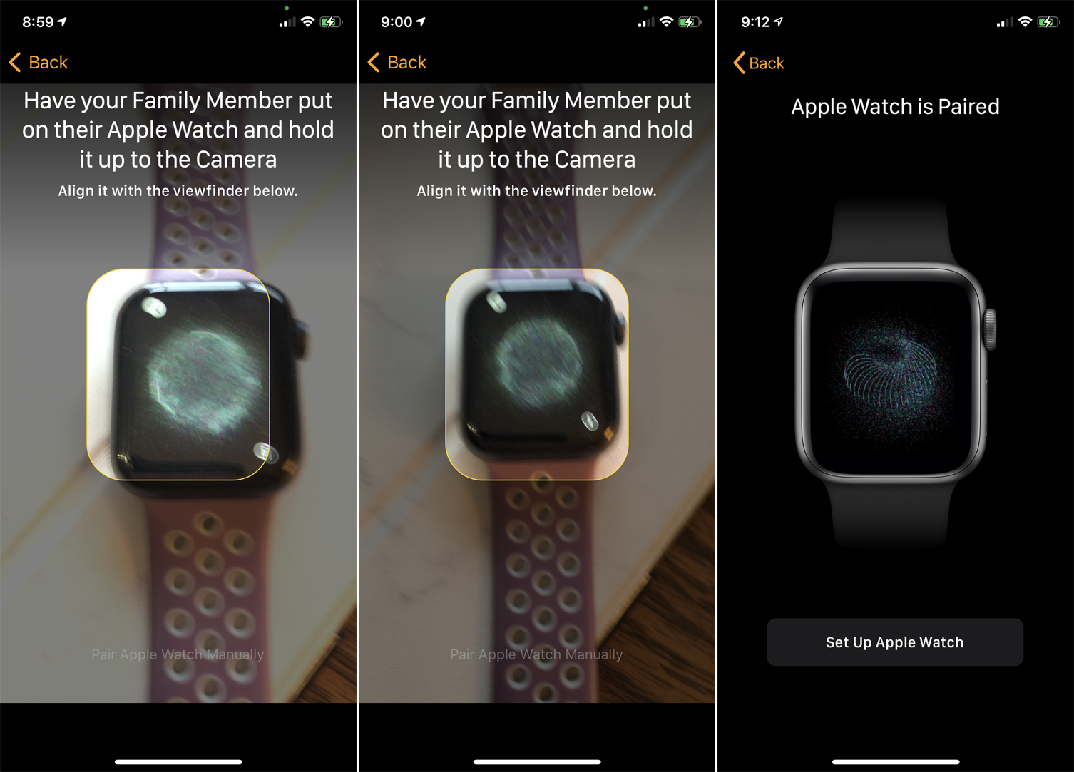 العملية التي تجمع بين Apple Watch و iPhone