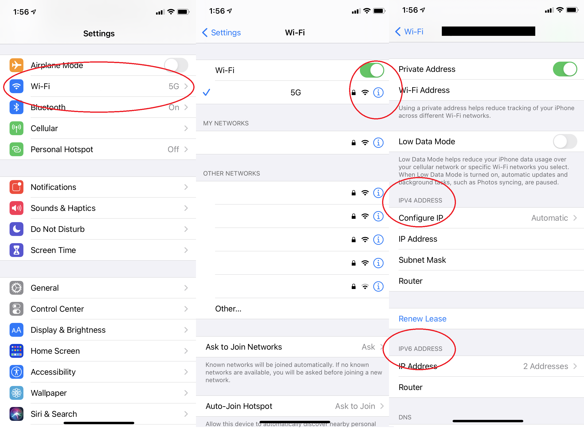 Endereço IP no iOS