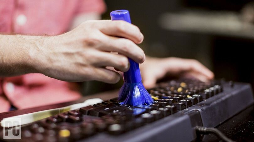 escova de teclado