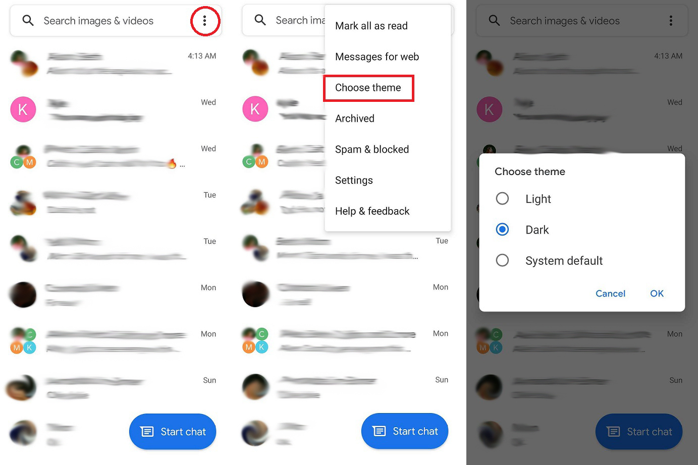 messages Android
