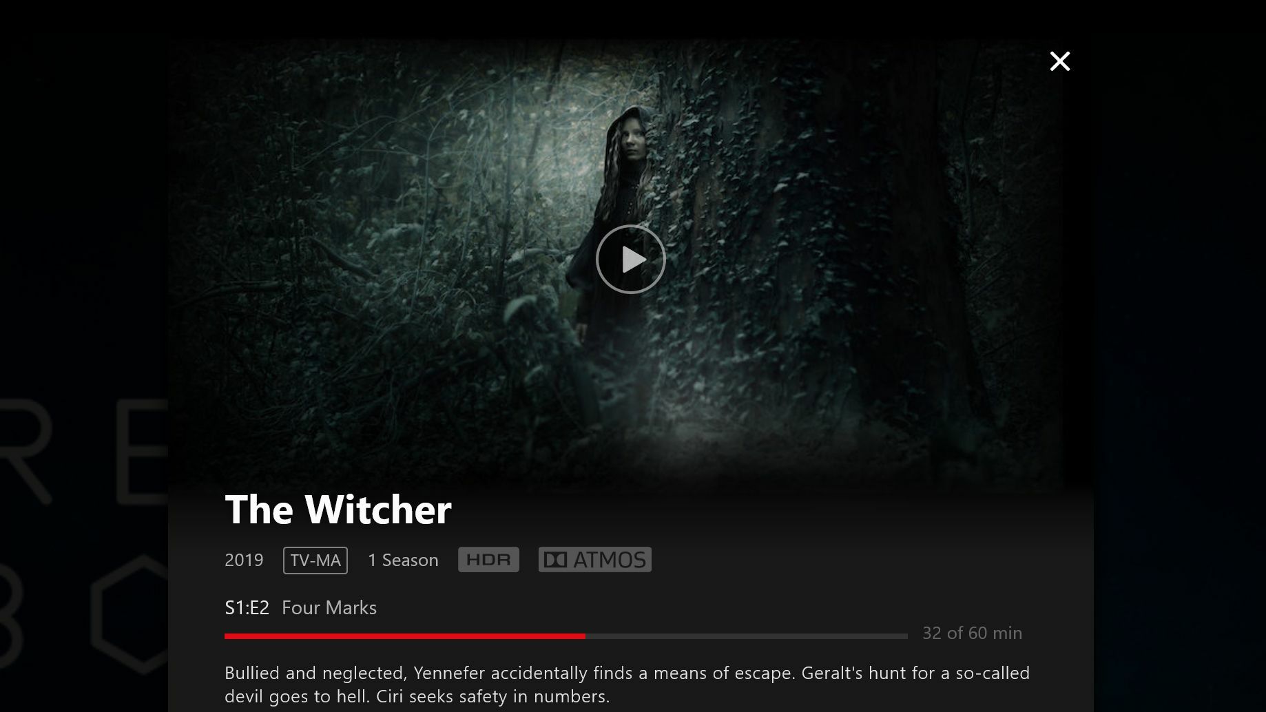 Netflix The Witcher HDR