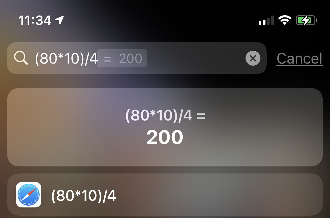 Pule a calculadora para calcular