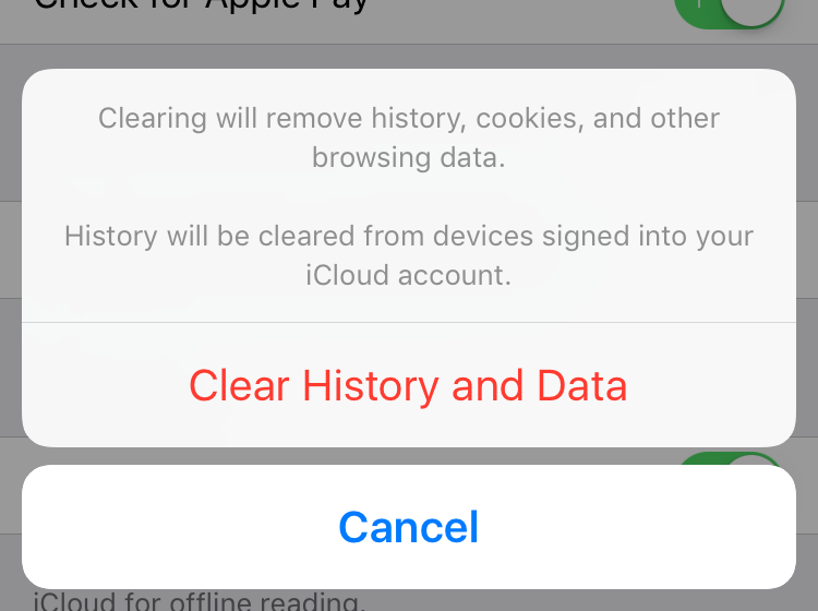 iOS 上的 Safari