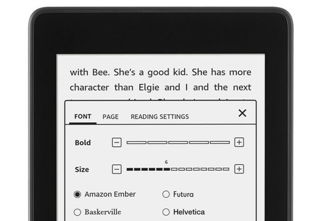 Kindle-Schriftarten