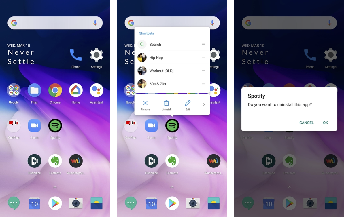 Remover aplicativos no Android