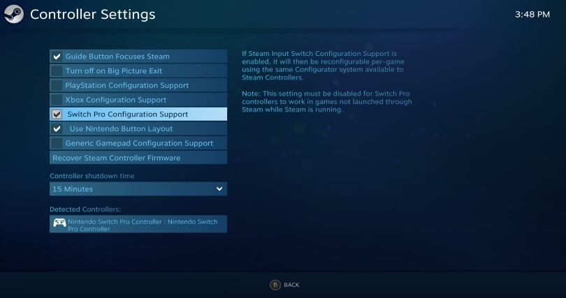 Steam Big Picture