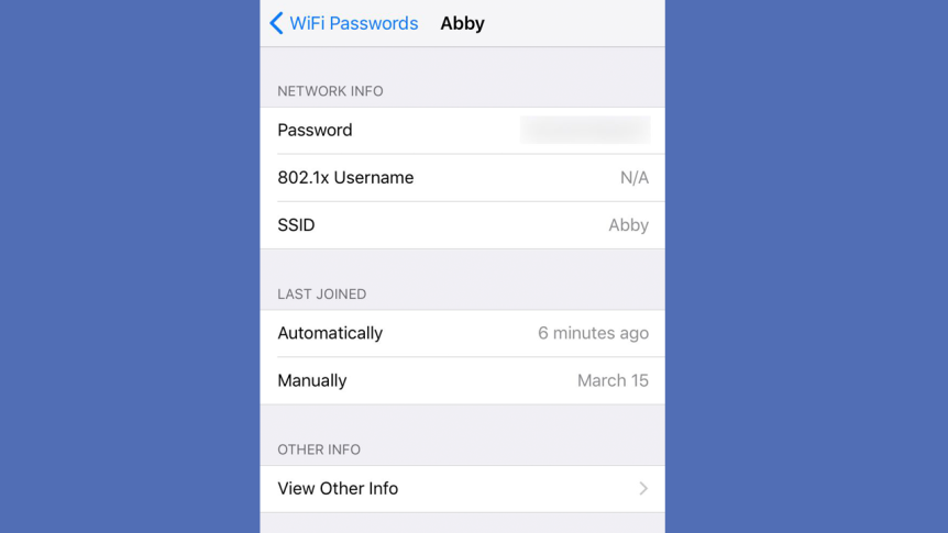 iPhone Wi-Fi-Einstellungen