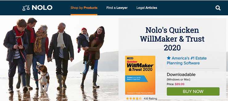 来自 Nolo 的 Quicken Willmaker & Trust