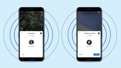 Come condividere file tra dispositivi Android con l'immagine di condivisione nelle vicinanze
