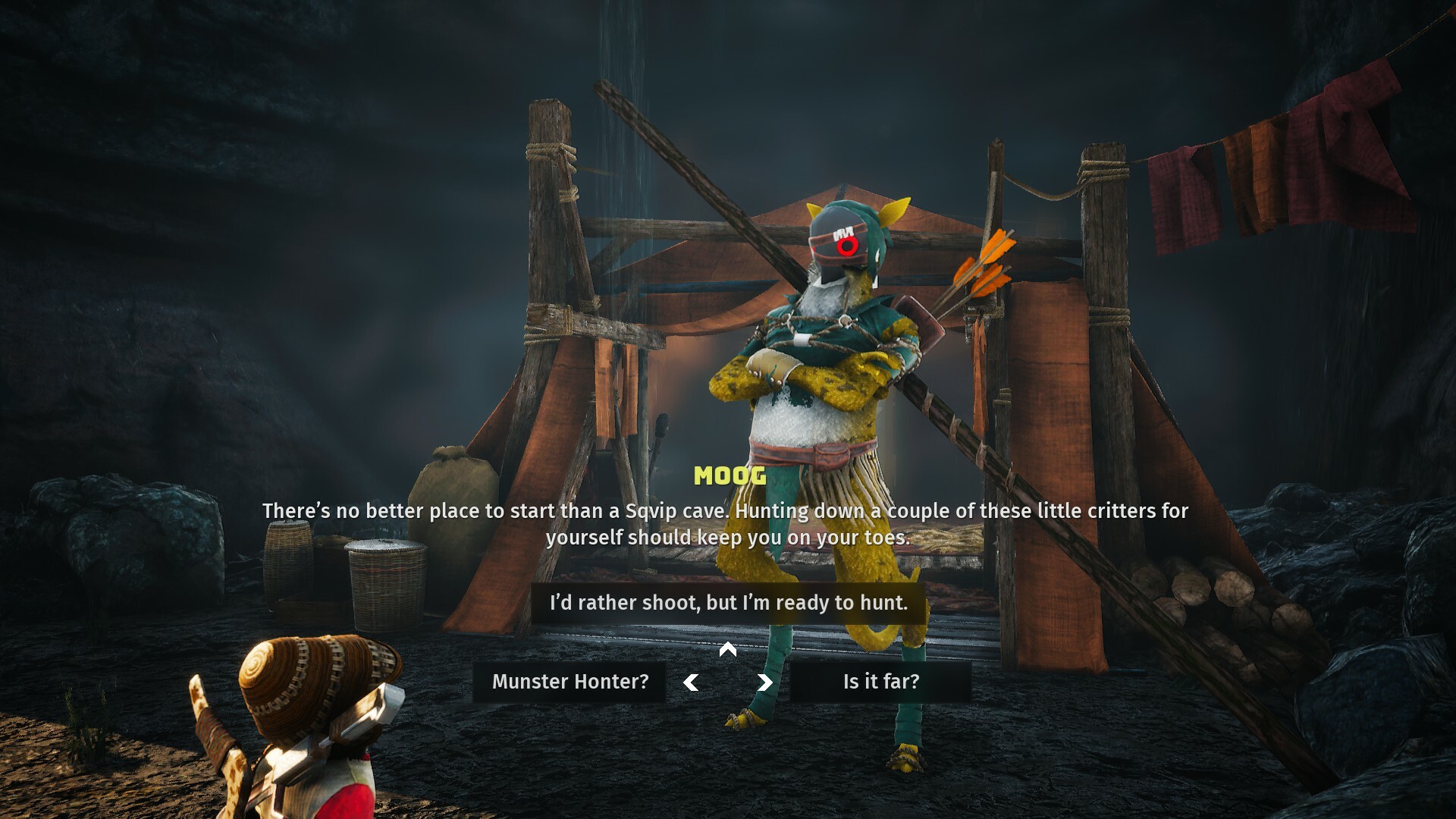 Conversación de NPC biomutantes