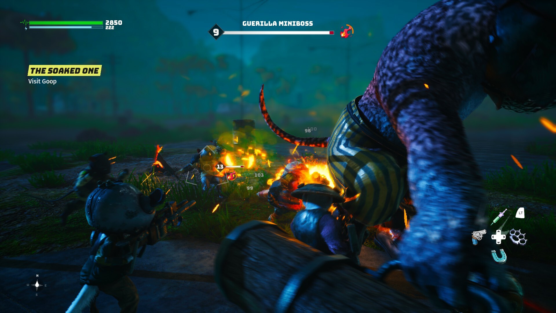 Combate biomutante