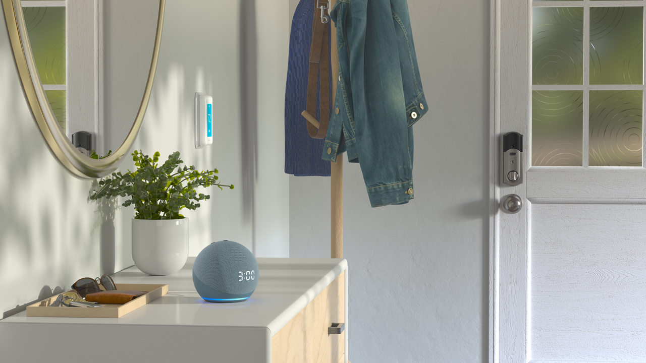 Amazon Echo Dot cu ceas (a patra generație)