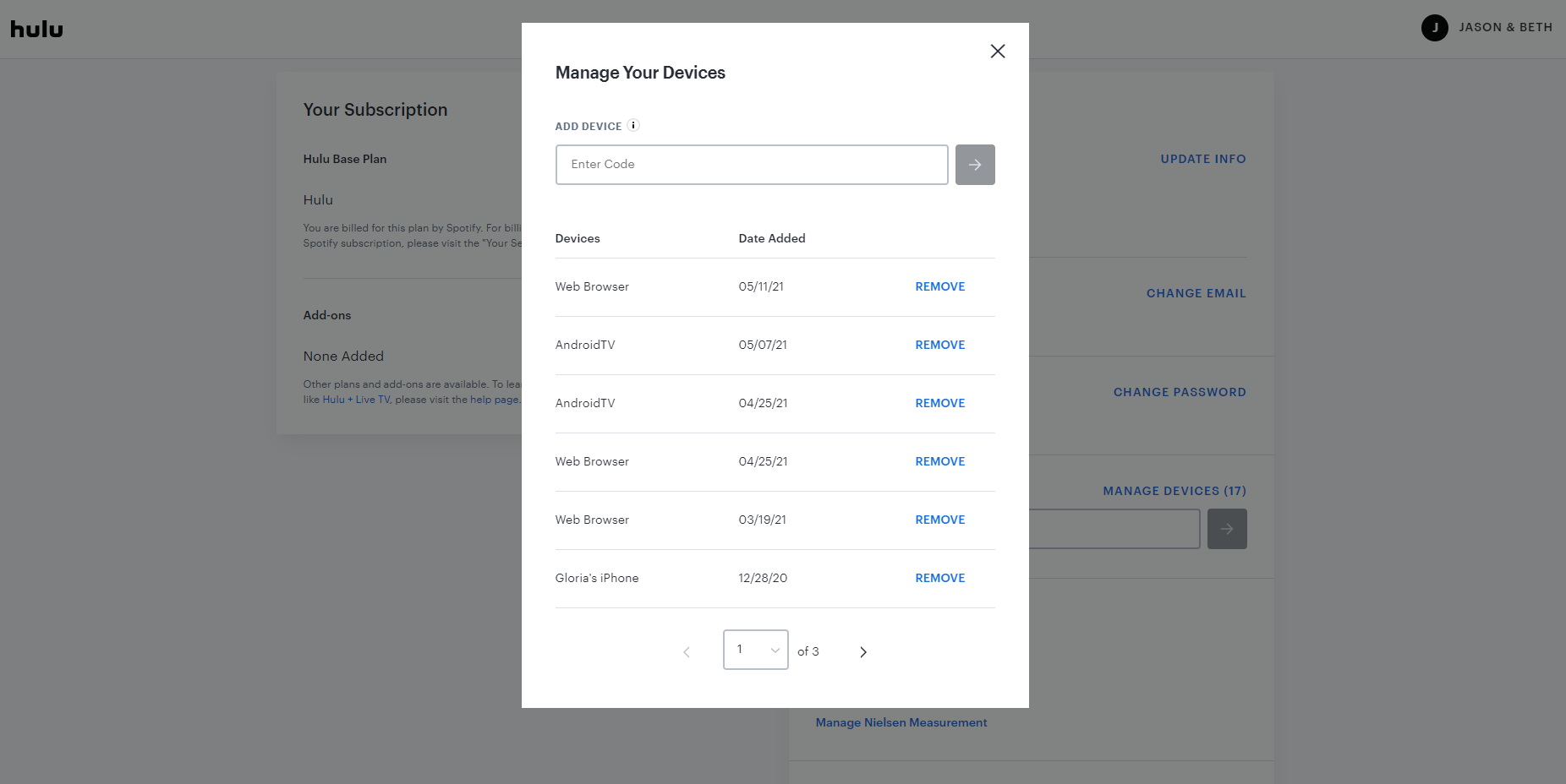 dispozitive hulu