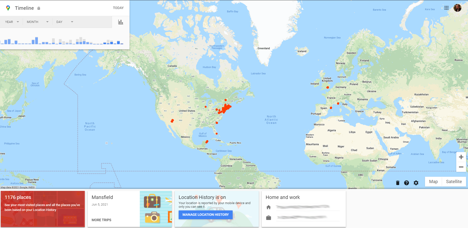 cronologie google maps