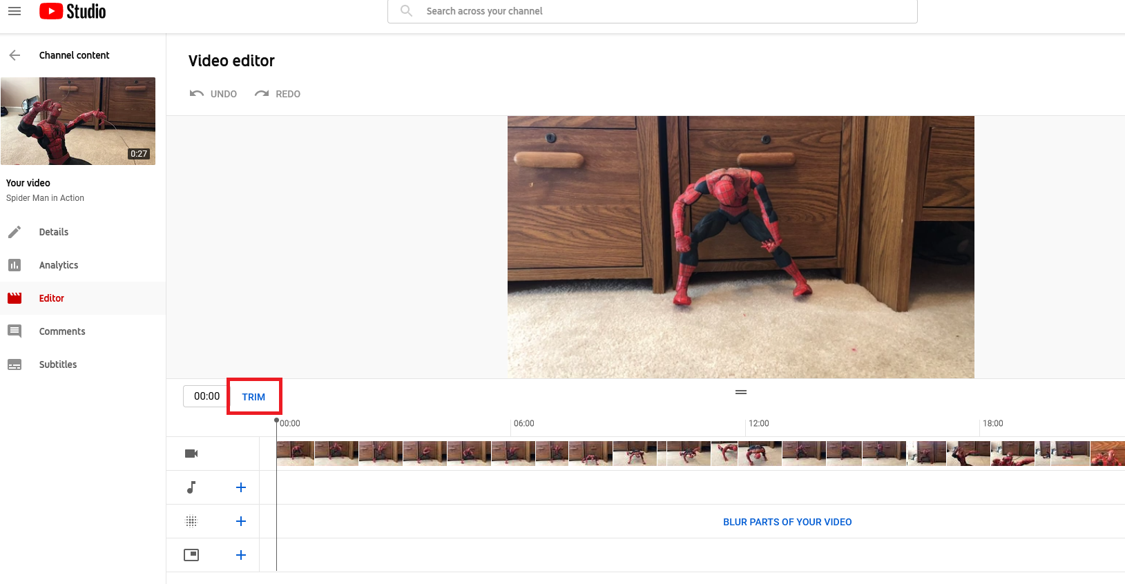 youtube 編輯器