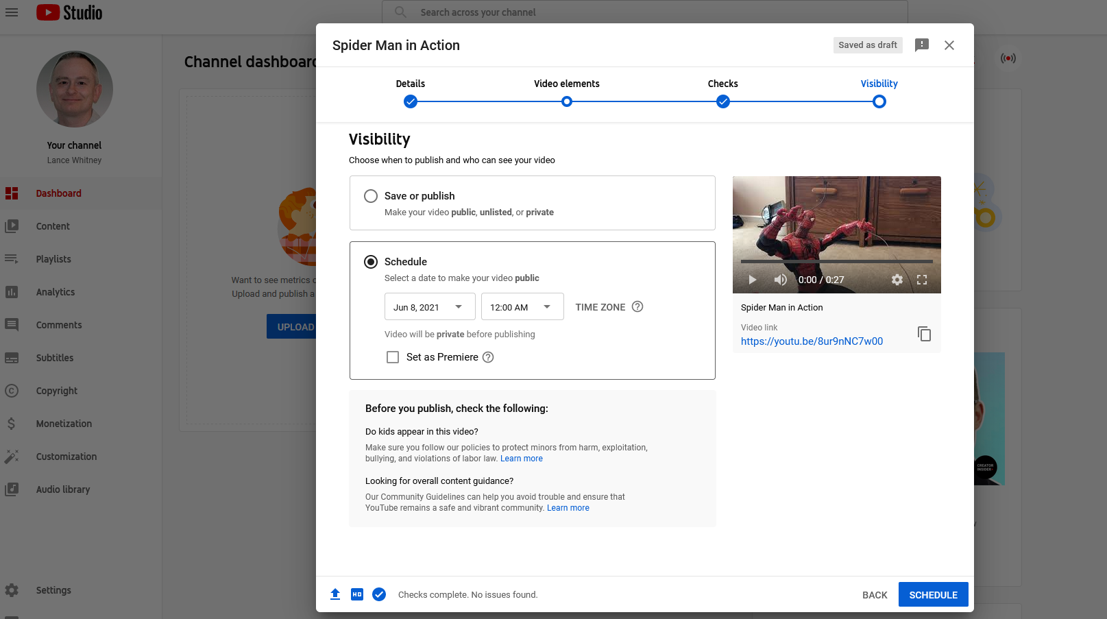 youtube 工作室視頻