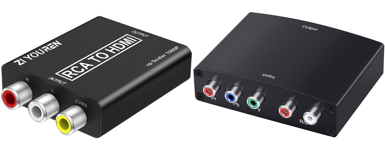 复合和分量到 HDMI 适配器